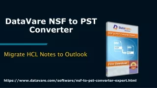 HCL Notes .nsf to .pst file Converter - Trouble Free Solution