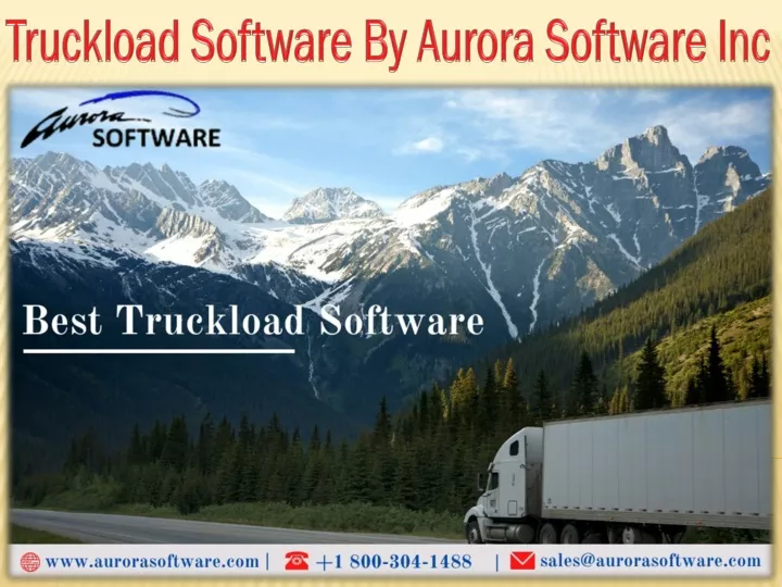 truckload software by aurora software inc