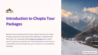 Introduction-to-Chopta-Tour-Packages