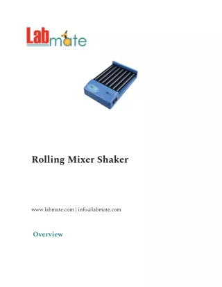 rolling mixer shaker