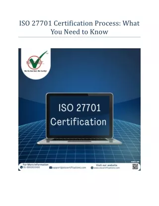 iso 27701 certification process what you need