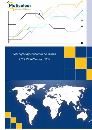LED Lighting Market to be Worth $154.29 Billion by 2030