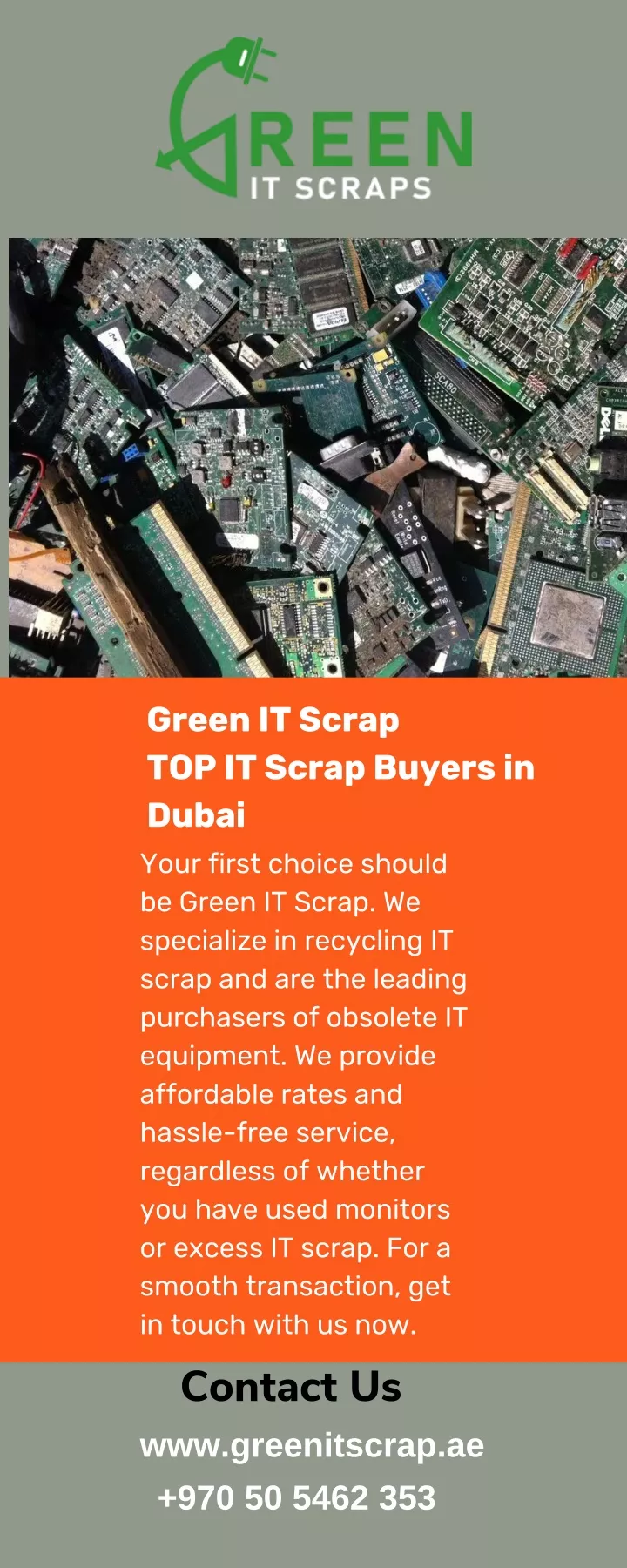 green it scrap top it scrap buyers in dubai