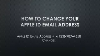 How to Change Your Apple ID Email Address
