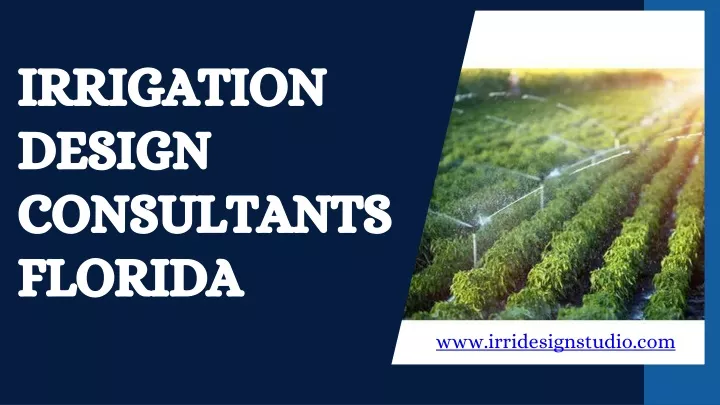 irrigation design consultants florida