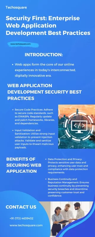 security first enterprise web application