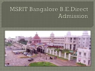 MSRIT Bangalore B