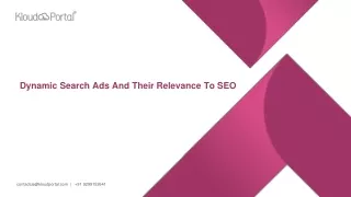 Dynamic Search Ads And Their Relevance To SEO