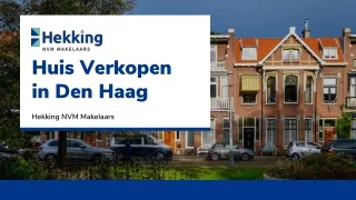 Met Expertise Uw Huis Verkopen in Den Haag