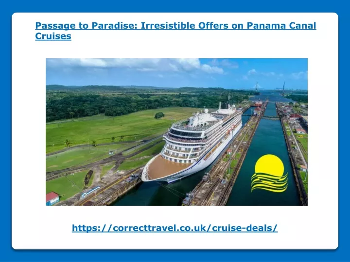 passage to paradise irresistible offers on panama