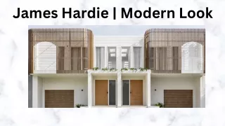 Elevate Your Home with James Hardie's Modern Look Collection