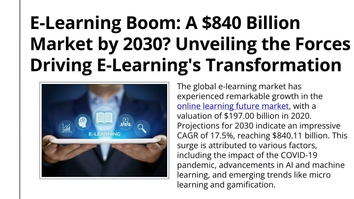 e learning boom a 840 billion market by 2030