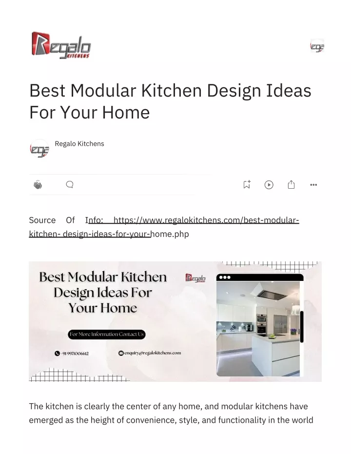 best modular kitchen design ideas for your home
