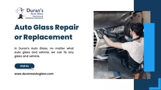 auto glass repair in san pablo