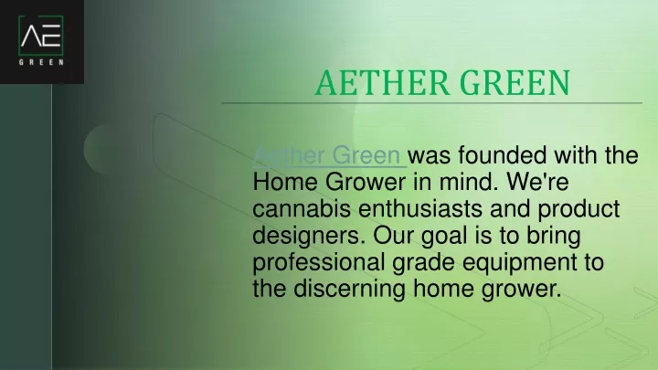 aether green