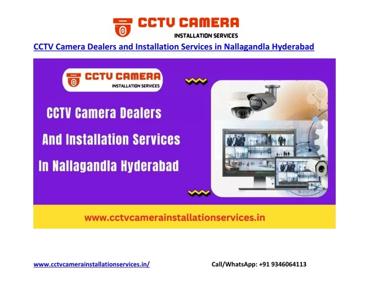 cctv camera dealers and installation services