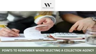 points to remember when selecting a collection