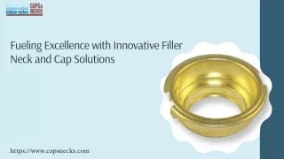 Fueling Excellence with Innovative Filler Neck and Cap Solutions