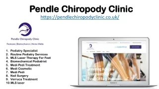 Pendle Chiropody Clinic - Podiatry Specialist for Foot Care and MLS Laser