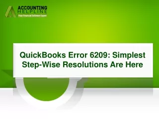 quickbooks error 6209 simplest step wise resolutions are here