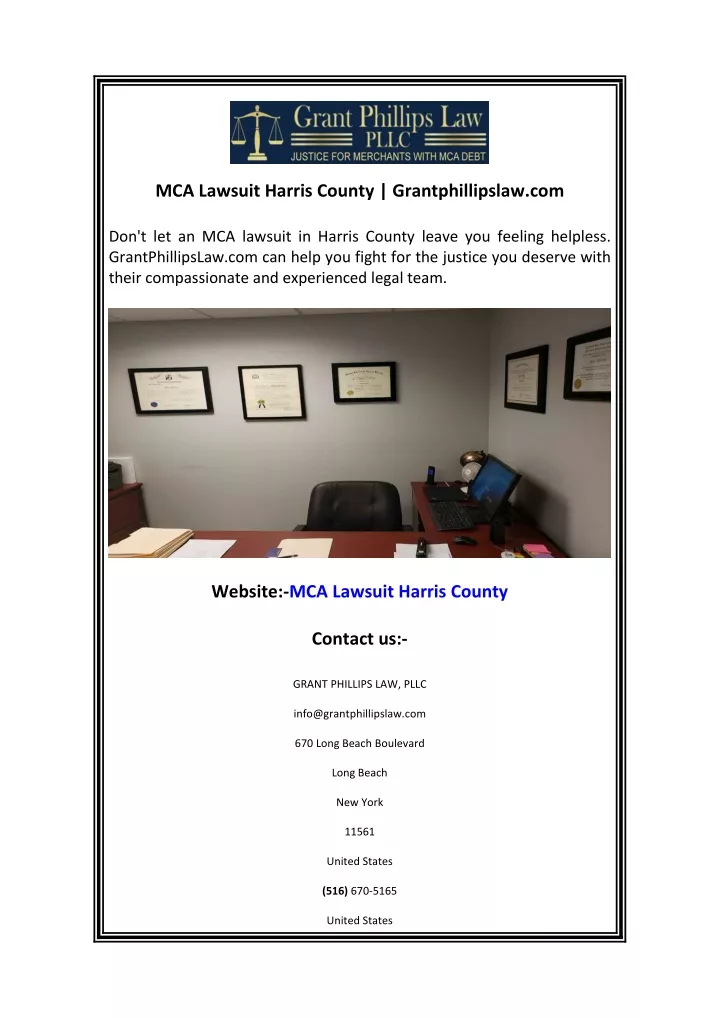 mca lawsuit harris county grantphillipslaw com