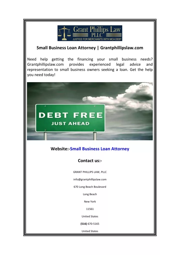 small business loan attorney grantphillipslaw com