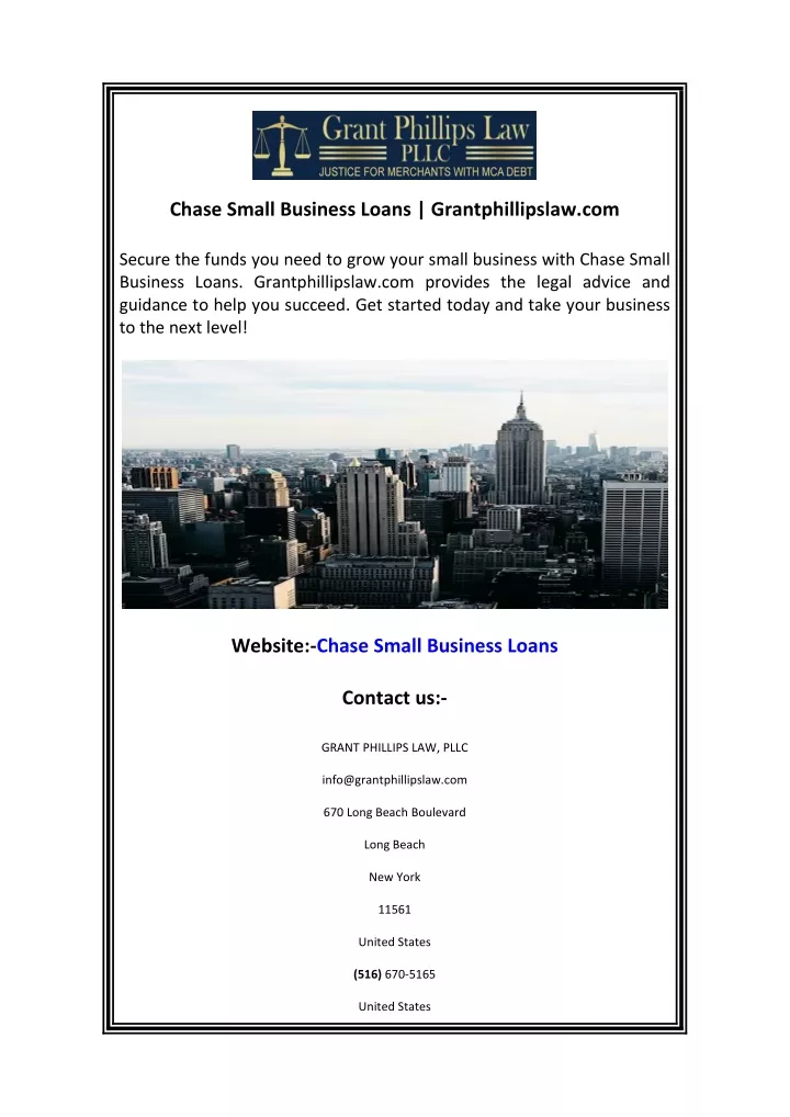 chase small business loans grantphillipslaw com