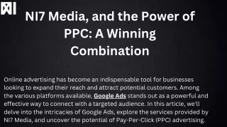 NI7 Media, and the Power of PPC A Winning Combination