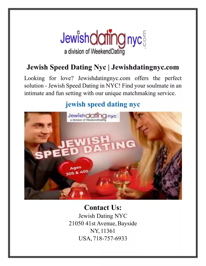 jewish speed dating nyc jewishdatingnyc com