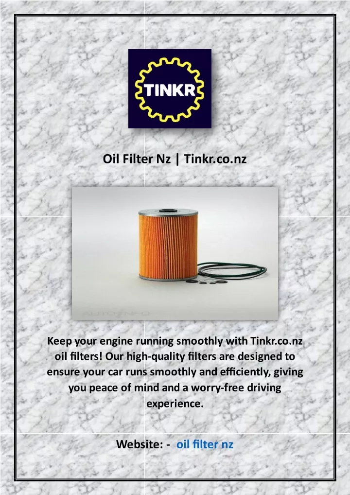 oil filter nz tinkr co nz