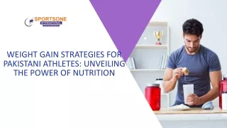 Weight Gain Strategies for Pakistani Athletes Unveiling the Power of Nutrition