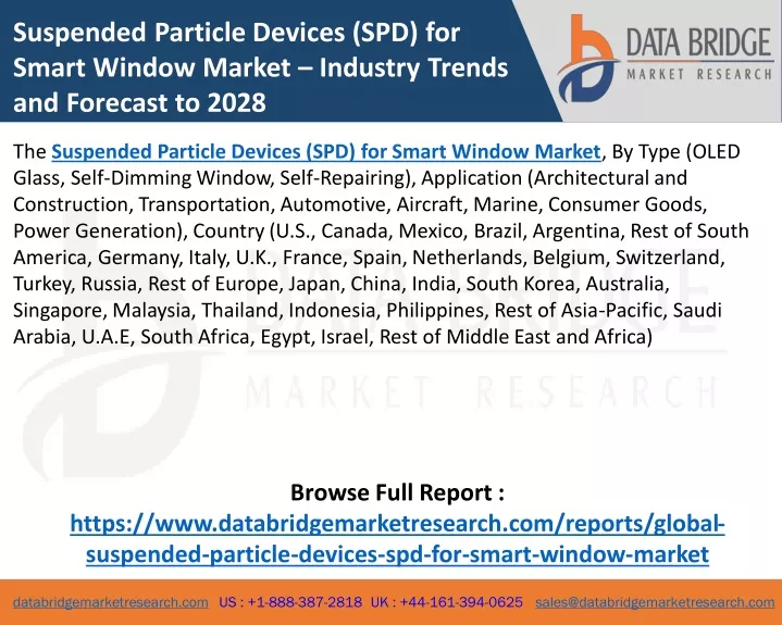 suspended particle devices spd for smart window