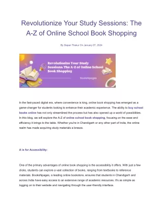 Unlock Efficient Study Sessions_ The A-Z Guide to Online Book Shopping