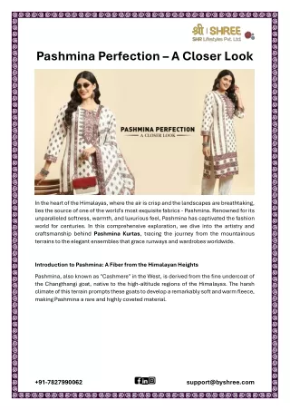 pashmina perfection a closer look
