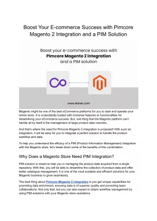 boost your e commerce success with pimcore