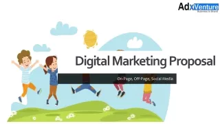 Digital Marketing Proposal For Kids School