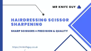 Hairdressing Scissor Sharpening Techniques