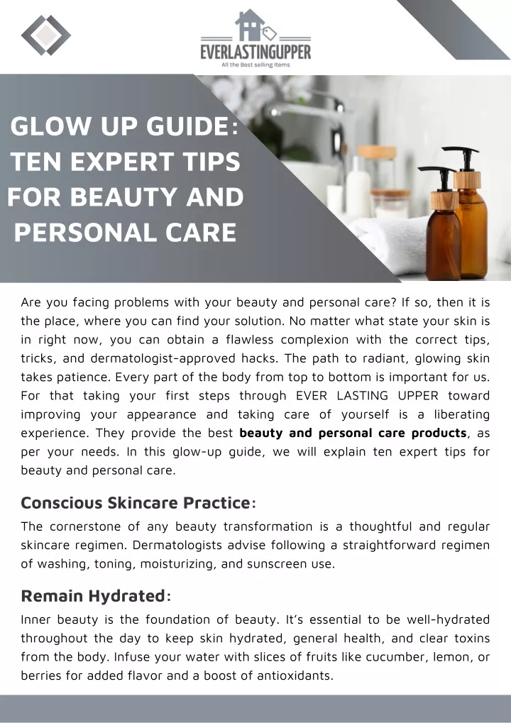 glow up guide ten expert tips for beauty