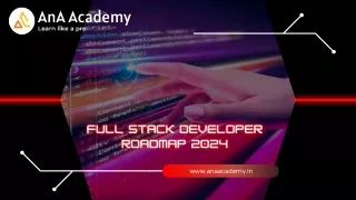 Full Stack Developer Roadmap 2024