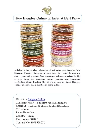 Bangles Online