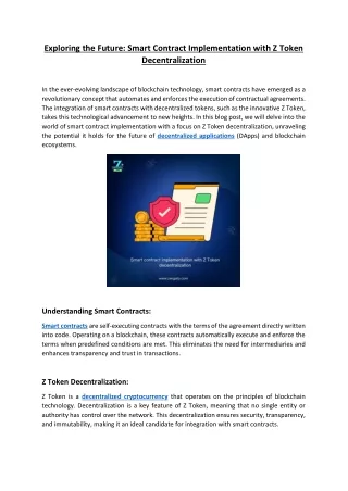 exploring the future smart contract