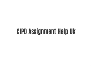 CIPD assignment help