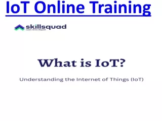 Learn Best Online IoT Courses & Certification In India