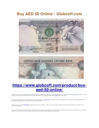 buy aed 50 online globcoff com