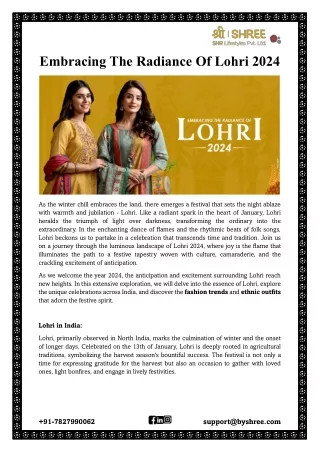 embracing the radiance of lohri 2024
