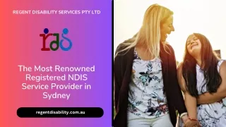 The Most Renowned Registered NDIS Service Provider in Sydney