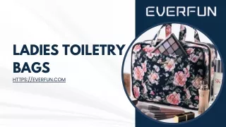 Ladies Toiletry Bags - EVERFUN