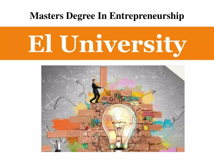 masters degree in entrepreneurship