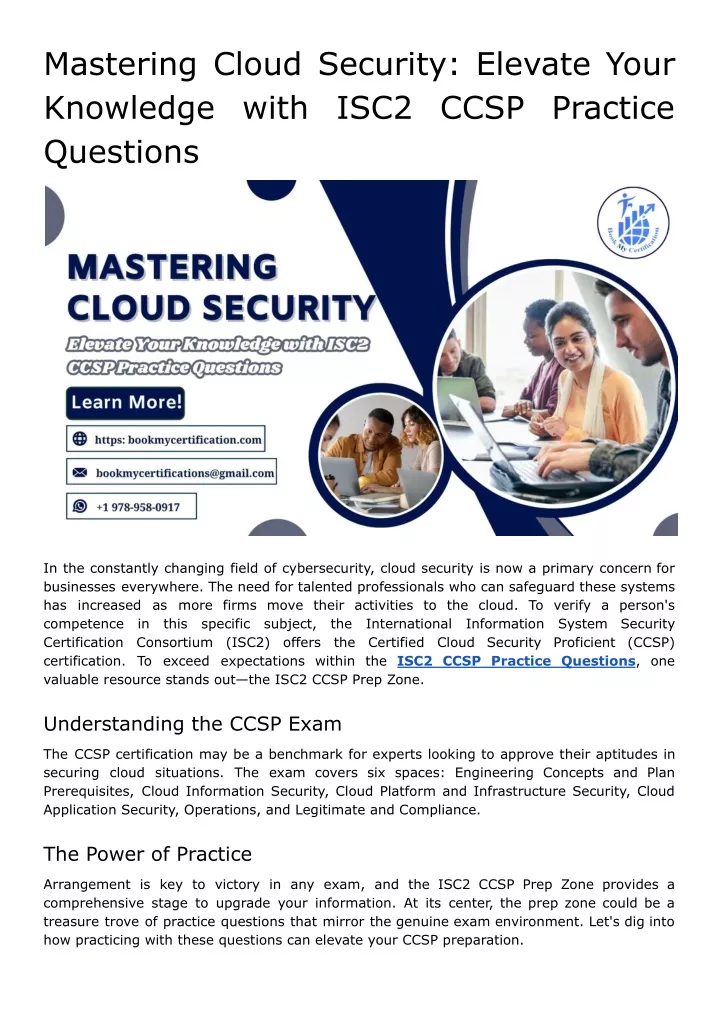 mastering cloud security elevate your knowledge