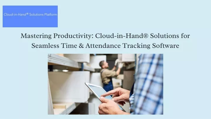 mastering productivity cloud in hand solutions